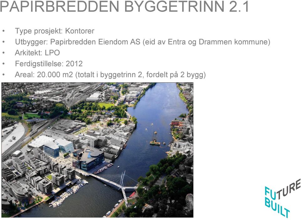 Eiendom AS (eid av Entra og Drammen kommune)