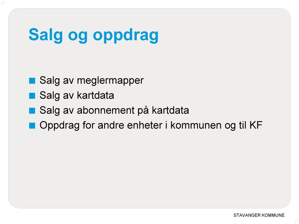 Salg av abonnement på kartdata