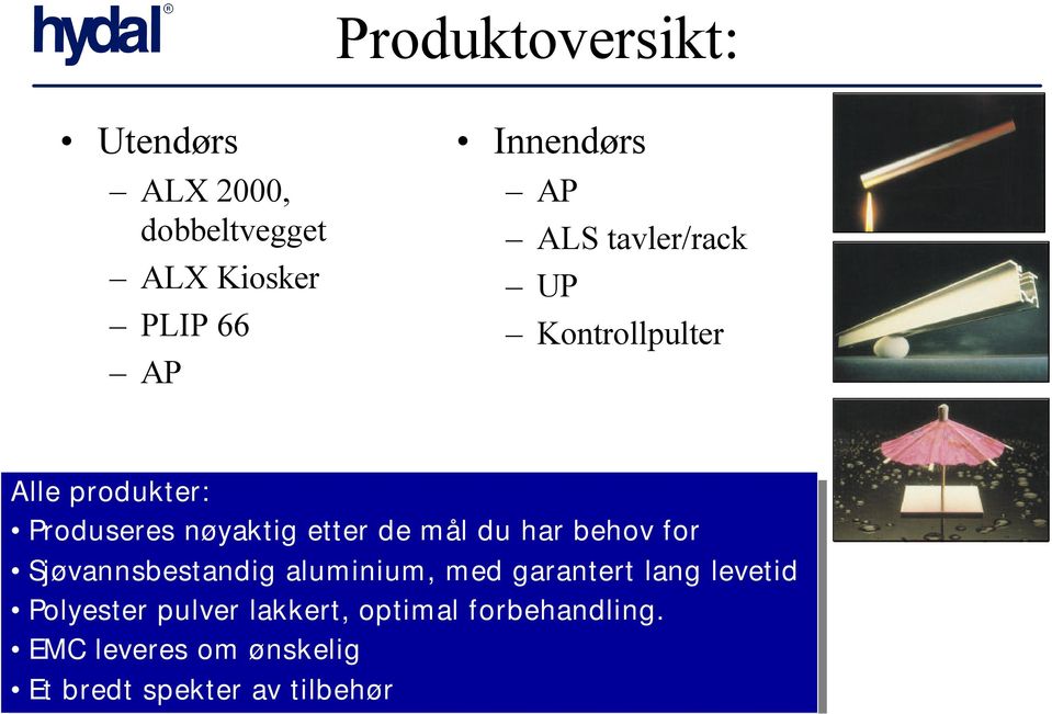 du har har behov for for Sjøvannsbestandig aluminium, med garantert lang levetid Polyester