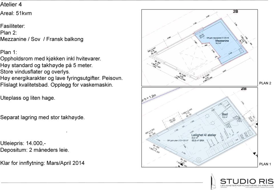 Høy energikarakter og lave fyringsutgifter. Peisovn. Flislagt kvalitetsbad. Opplegg for vaskemaskin.