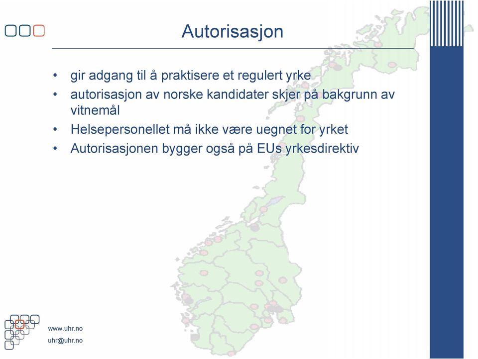 bakgrunn av vitnemål Helsepersonellet må ikke være