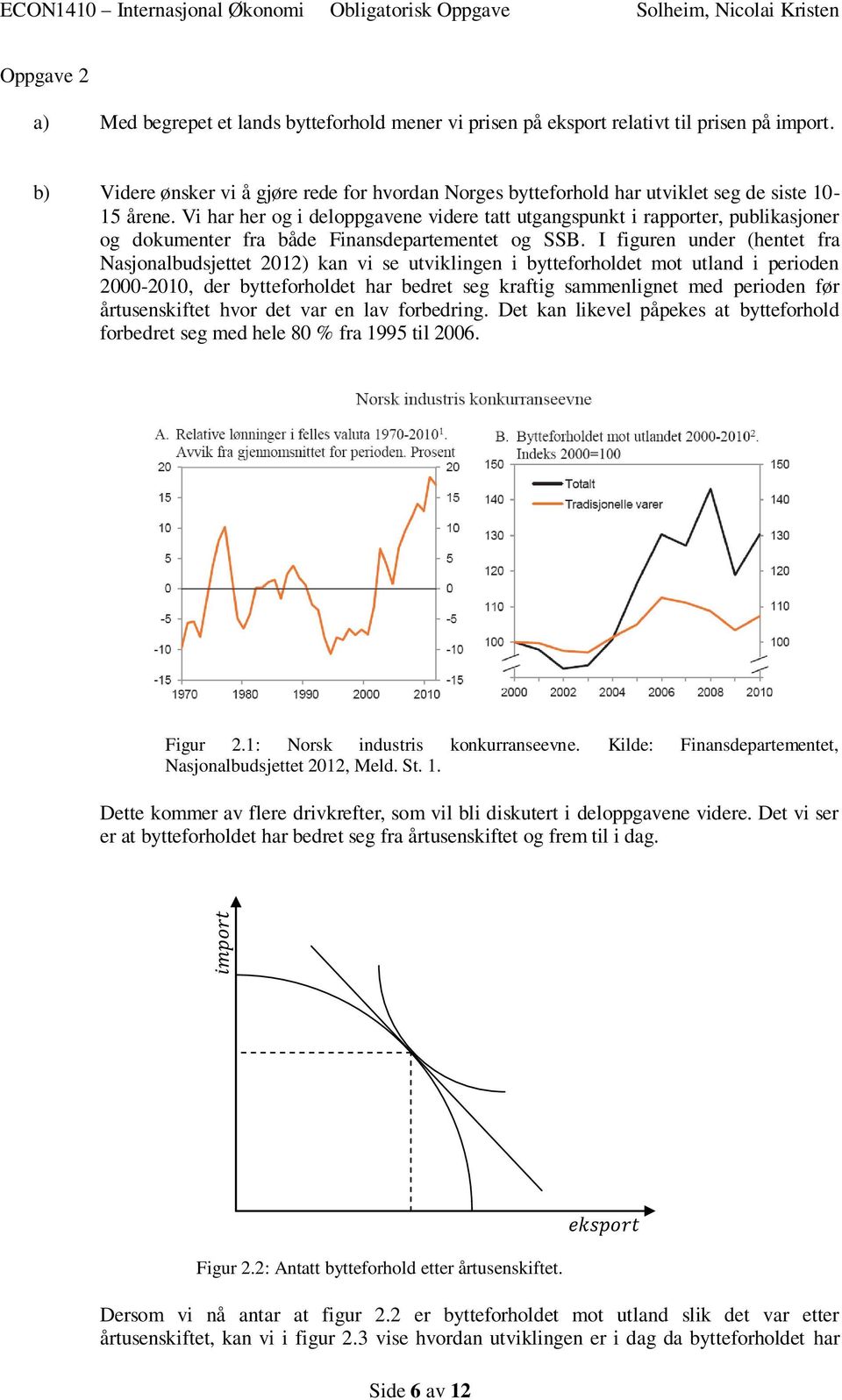 Vi har her og i deloppgavene videre tatt utgangspunkt i rapporter, publikasjoner og dokumenter fra både Finansdepartementet og SSB.