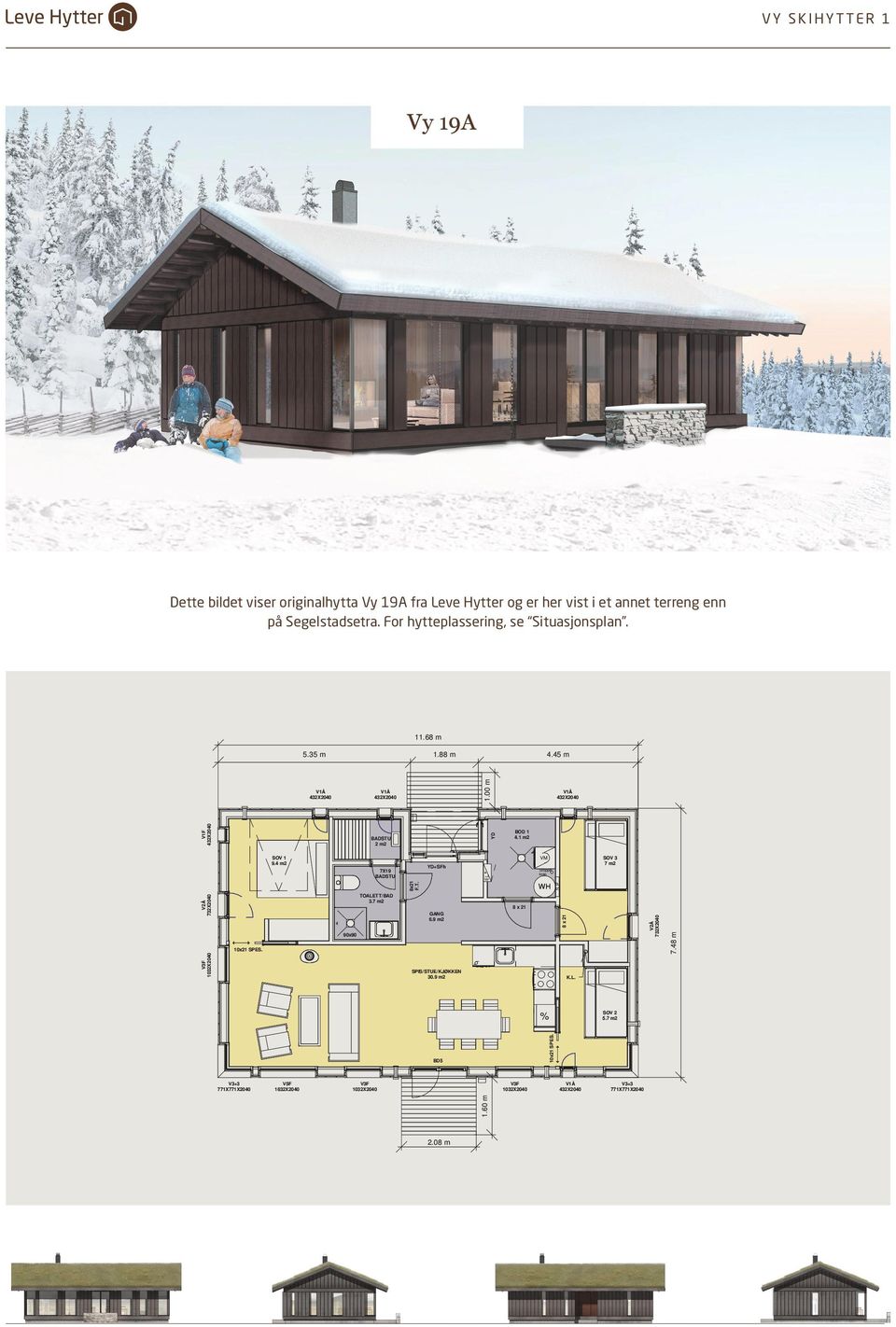 48 m V3F 1032X2040 SPIS/STUE/KJØKKEN 30.9 m2 K.L. % SOV 2 5.7 m2 BD5 10x21 SPES. V3+3 771X771X2040 V5F 1632X2040 V3F 1032X2040 V3F 1032X2040 V3+3 771X771X2040 1.60 m 2.