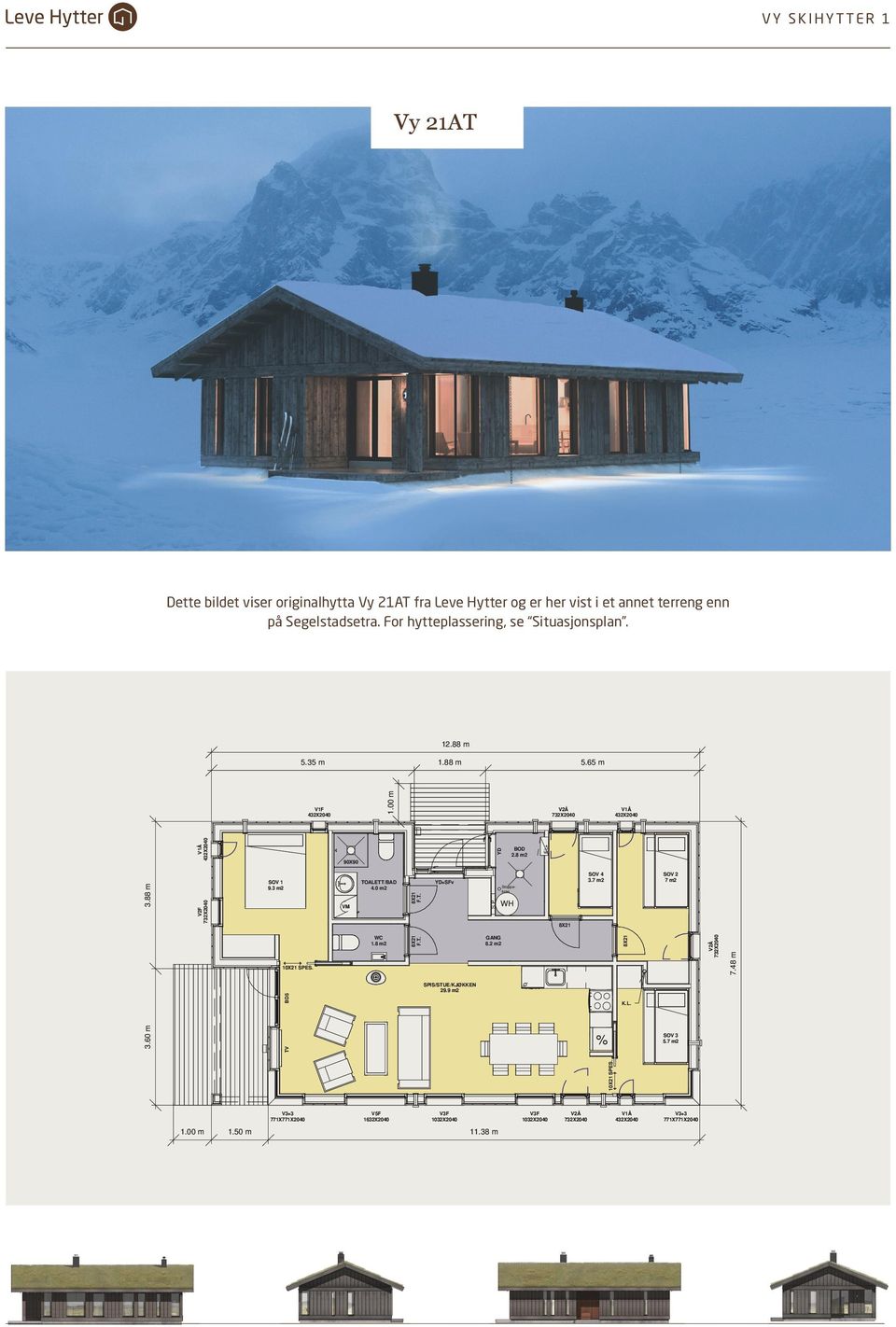 2 m2 Stoppekran WH 8X21 SOV 4 3.7 m2 % 8X21 K.L. SOV 2 7 m2 SOV 3 5.7 m2 10X21 SPES. V2Å 7.48 m V3+3 771X771X2040 V5F 1632X2040 V3F 1032X2040 V3F 1032X2040 V2Å V3+3 771X771X2040 1.00 m 1.50 m 11.