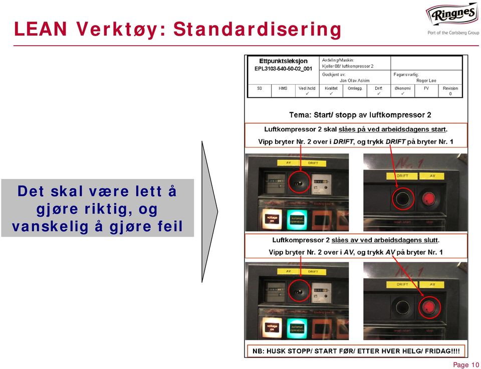 være lett å gjøre