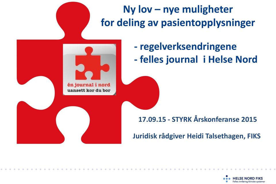 felles journal i Helse Nord 17.09.