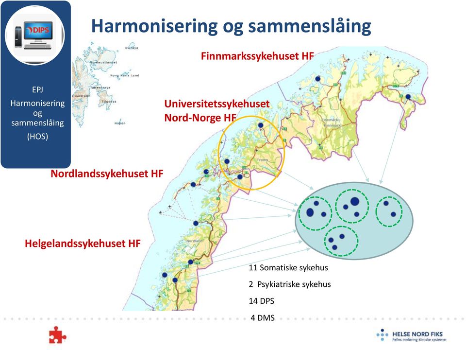 Nord-Norge HF Nordlandssykehuset HF Helgelandssykehuset