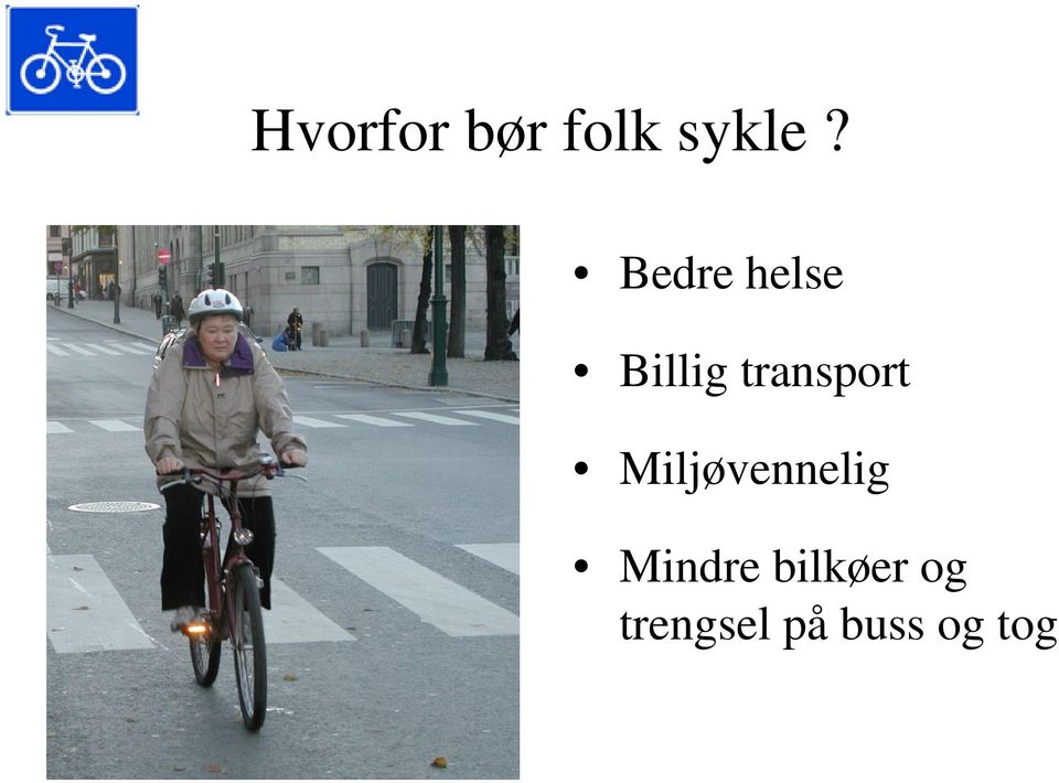 transport Miljøvennelig