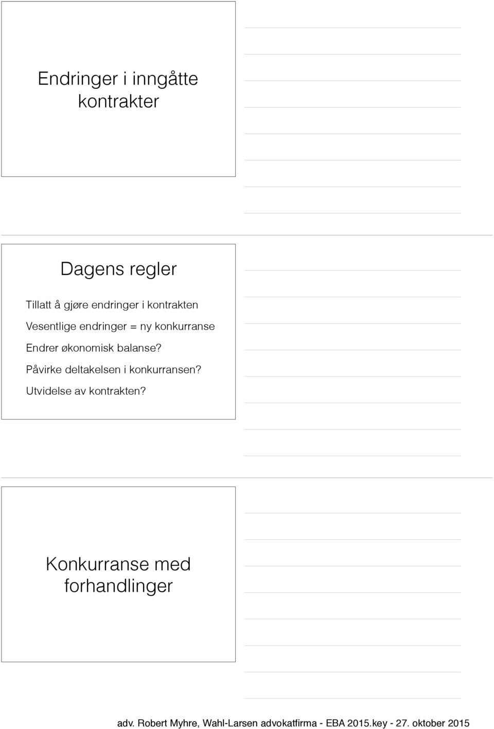 konkurranse Endrer økonomisk balanse?