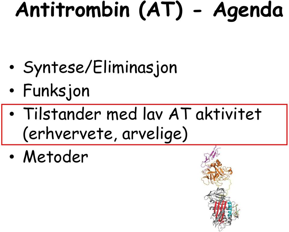 Tilstander med lav AT