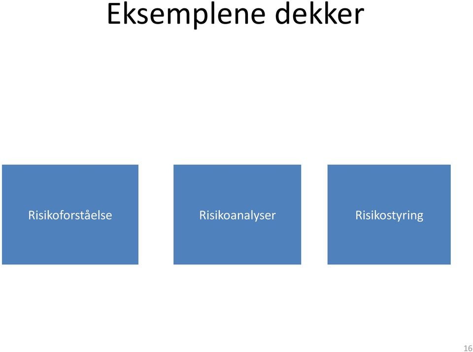 Risikoforståelse