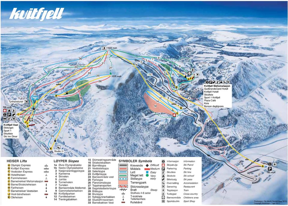 Kvitfjell Vest Skitorget: Sport 1 Skiutleie Ski Inn Diner L Studio H