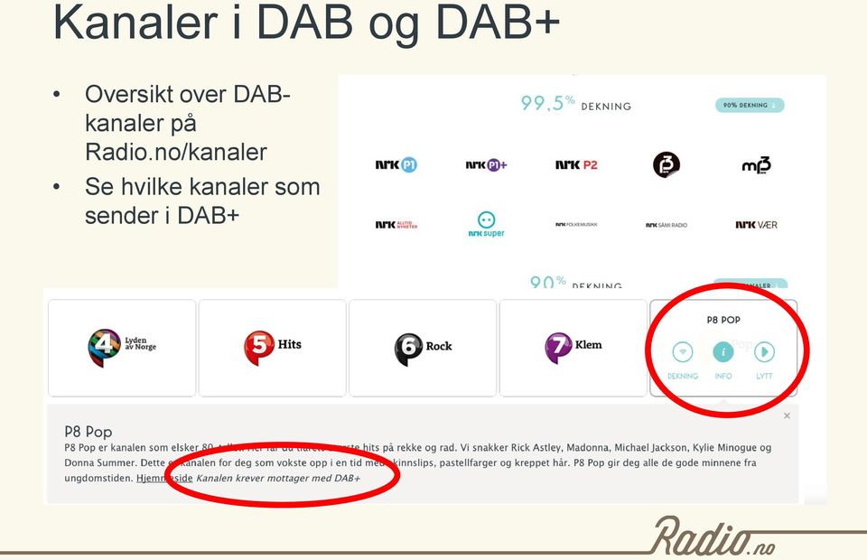 på Radio.