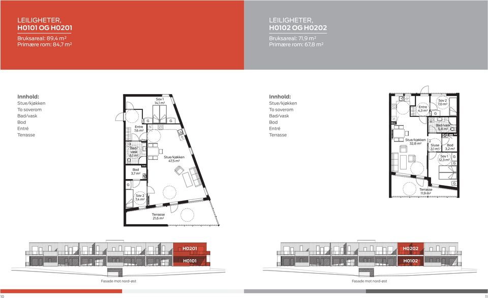 m² 26,9 m² 3,9 m² 32,8 m² Sluse 3,1 m² Innhold: 7,0 m² To soverom Entré 5,6 m² 12,3 m² 3,2 m² 32,8 m² 3,6 m² Sluse 3,1 m² 40,8 m² 20,4 m² 15,4 m² 21,4 m² 7,4 m² 12,0 m² 11,9 m² 8,6 m² 7,5 m² Heis