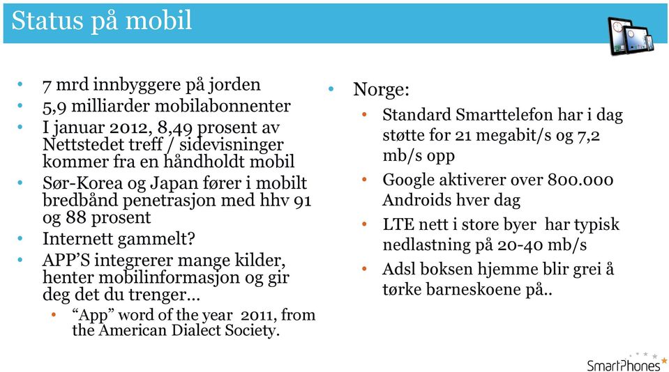 APP S integrerer mange kilder, henter mobilinformasjon og gir deg det du trenger App word of the year 2011, from the American Dialect Society.