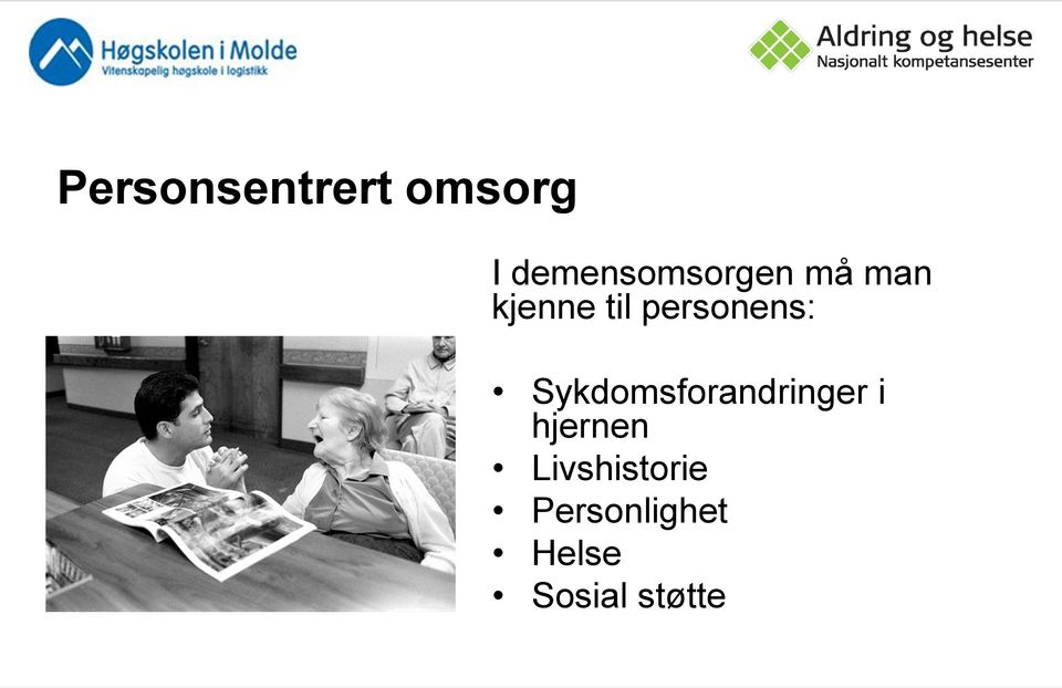 personens: Sykdomsforandringer i