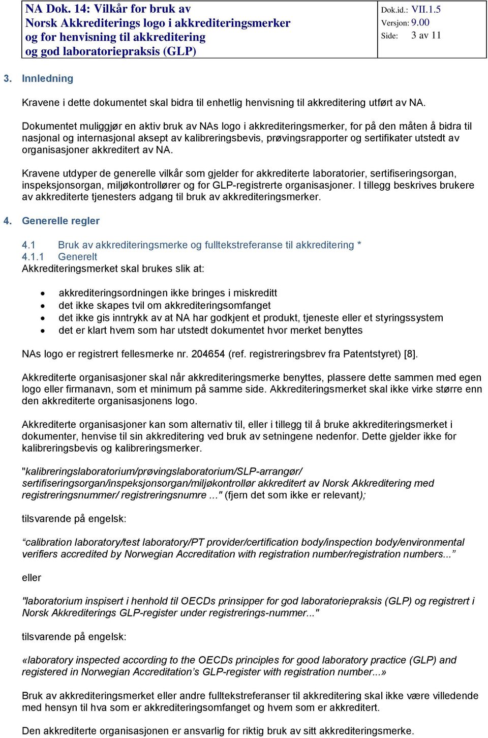 organisasjoner akkreditert av NA.