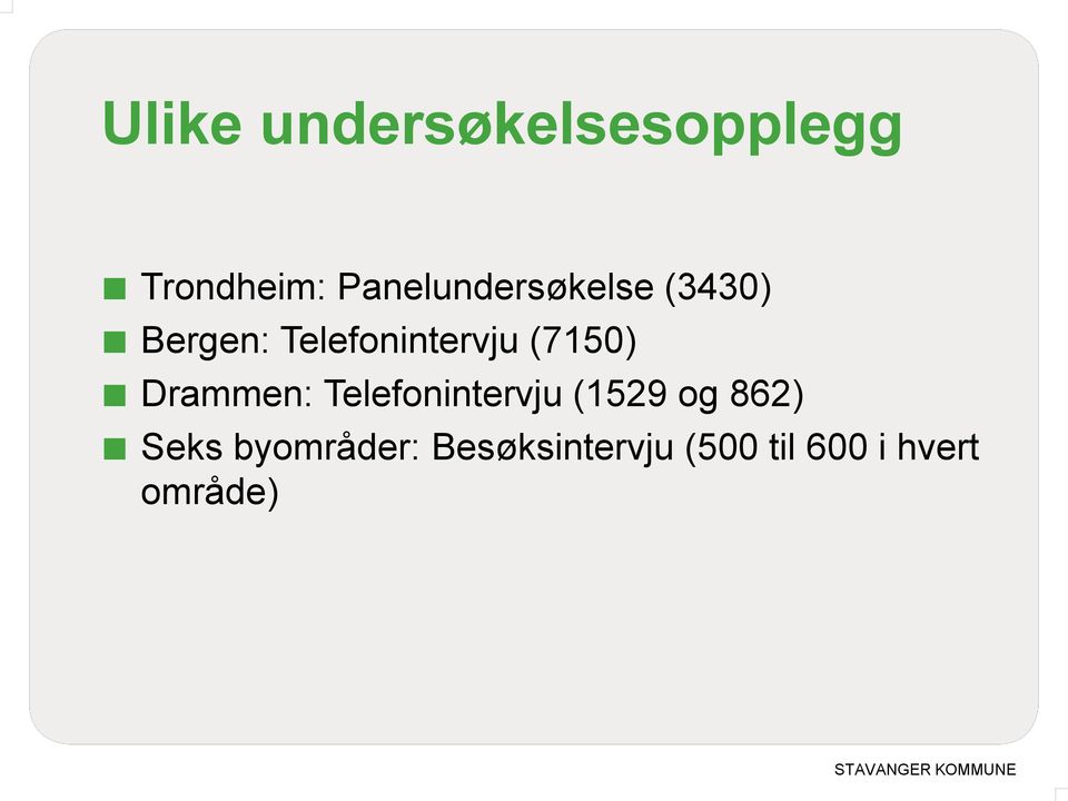 Telefonintervju (7150) Drammen: Telefonintervju