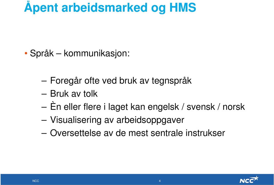 laget kan engelsk / svensk / norsk Visualisering av