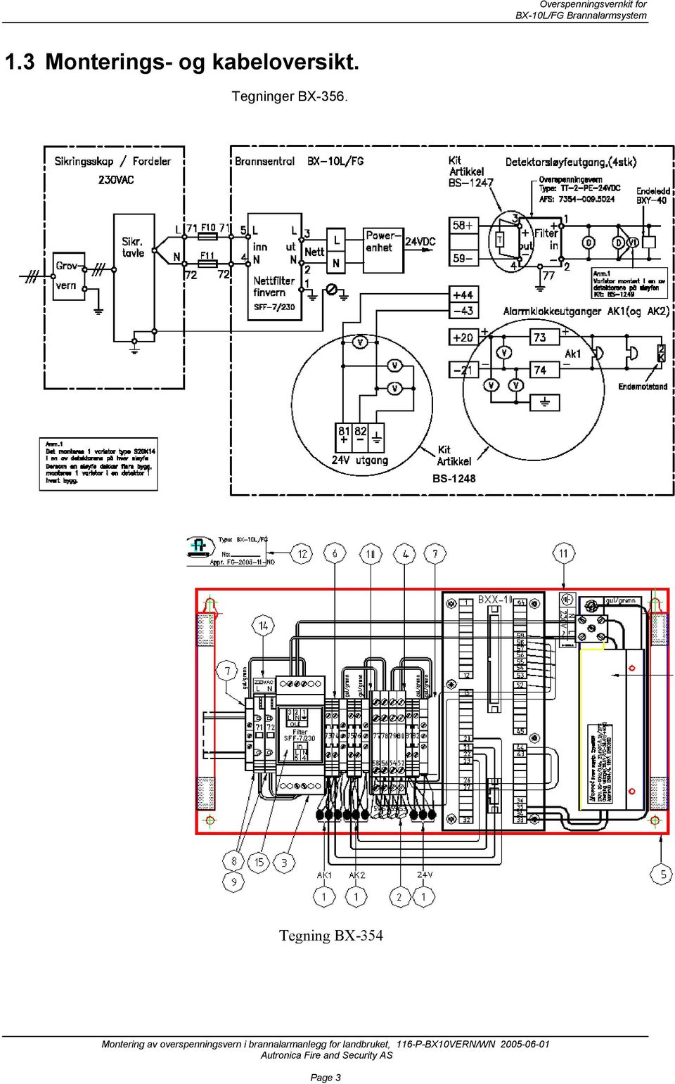 Tegninger BX-356.