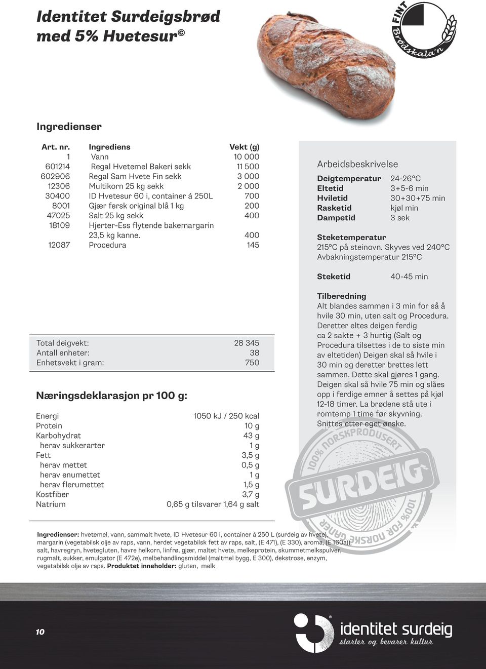 original blå 1 kg 200 47025 Salt 25 kg sekk 400 18109 Hjerter-Ess flytende bakemargarin 23,5 kg kanne.