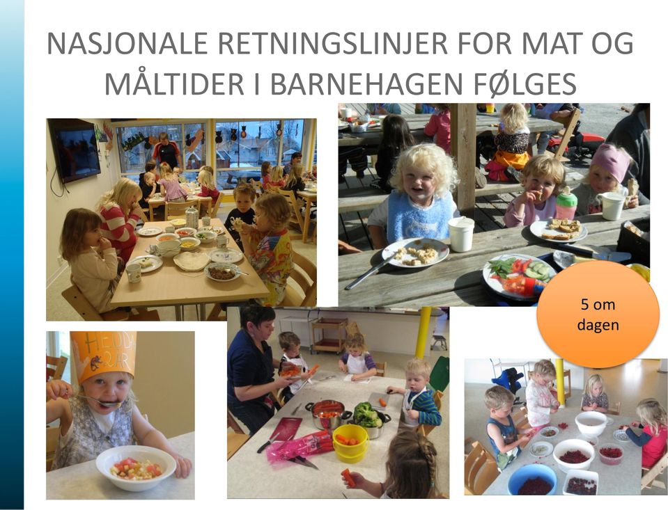 MAT OG MÅLTIDER I