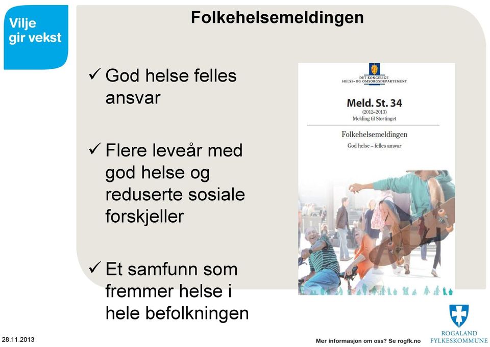 reduserte sosiale forskjeller Et