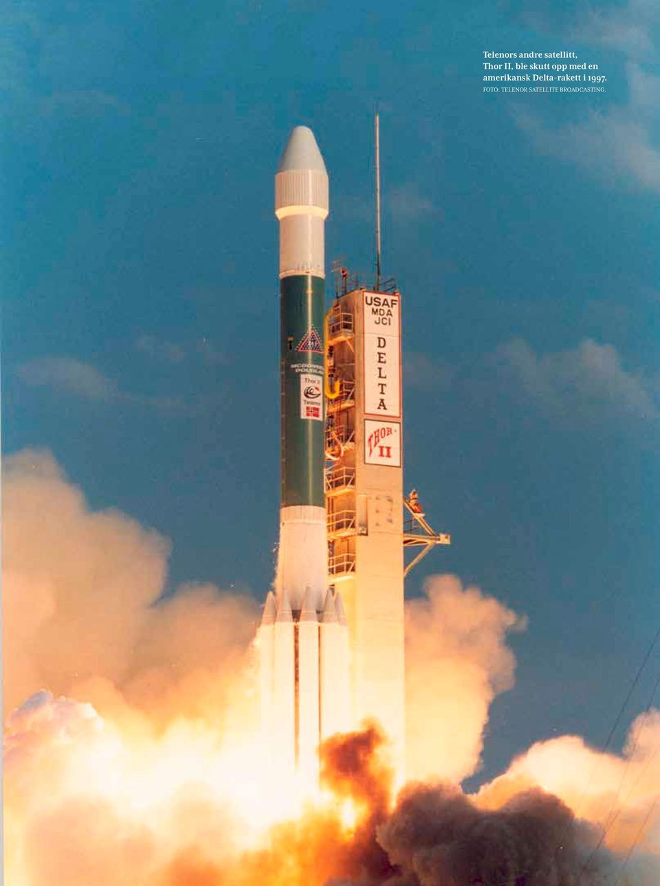 amerikansk Delta-rakett i 1997.