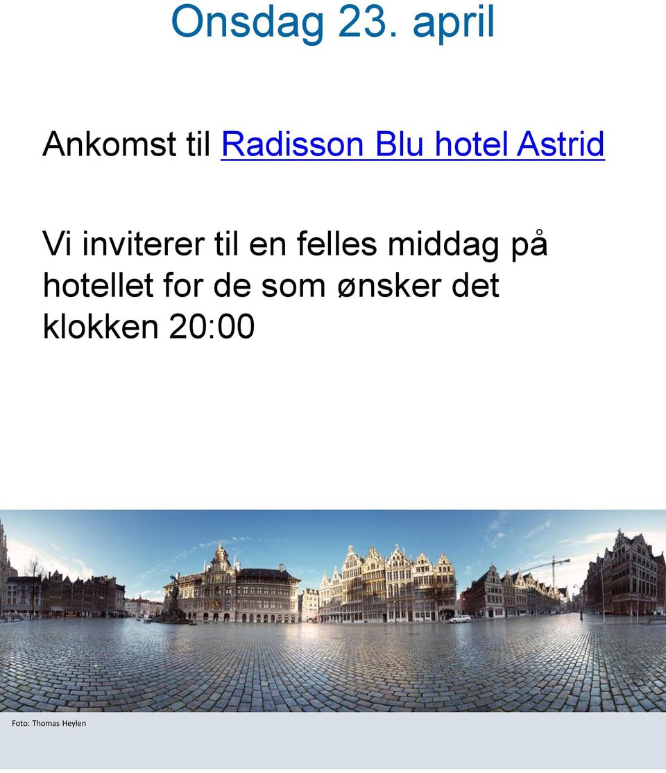 Astrid Vi inviterer til en felles