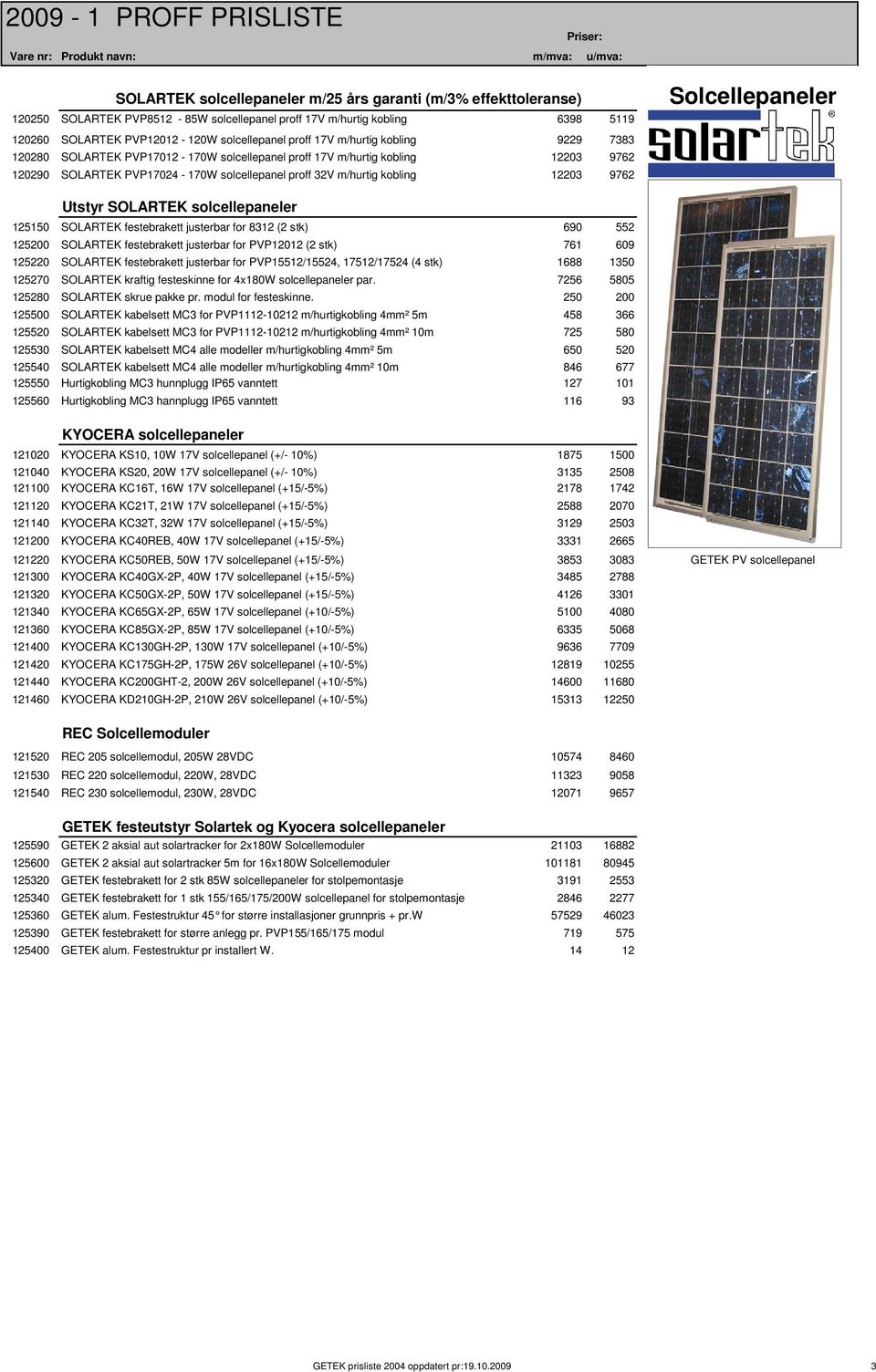 Solcellepaneler Utstyr SOLARTEK solcellepaneler 125150 SOLARTEK festebrakett justerbar for 8312 (2 stk) 690 552 125200 SOLARTEK festebrakett justerbar for PVP12012 (2 stk) 761 609 125220 SOLARTEK