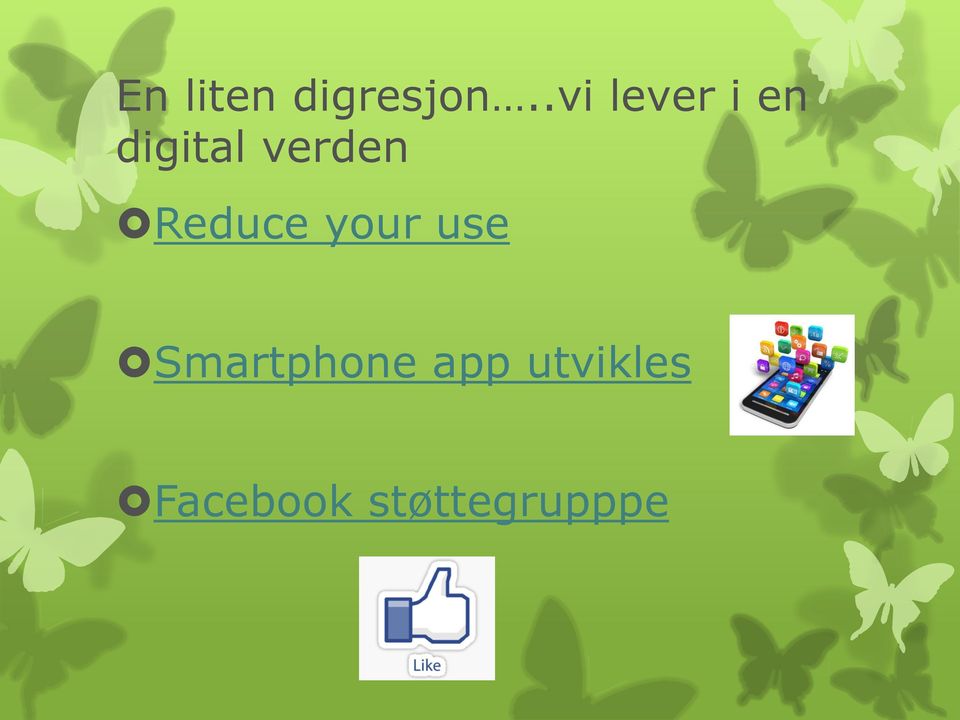 verden Reduce your use