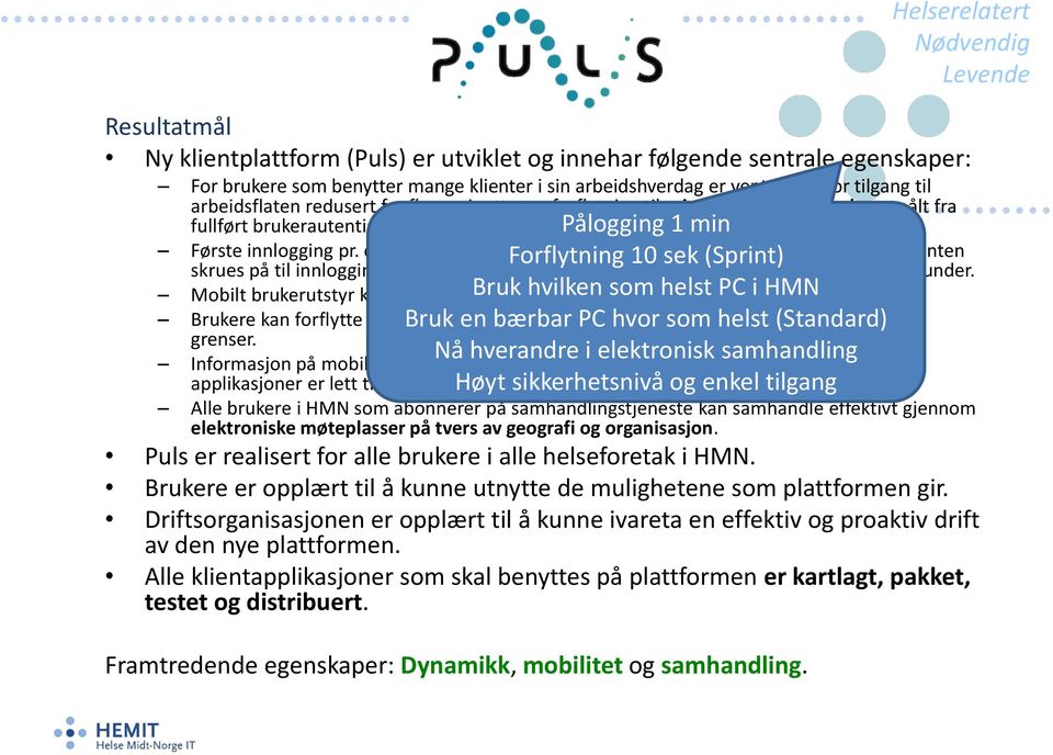 applikasjon. Første innlogging pr.