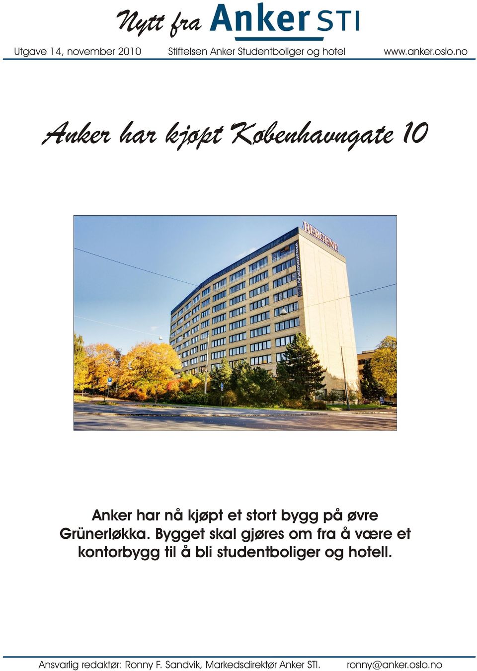 Anker har kjøpt Københavngate 10 - PDF Gratis nedlasting