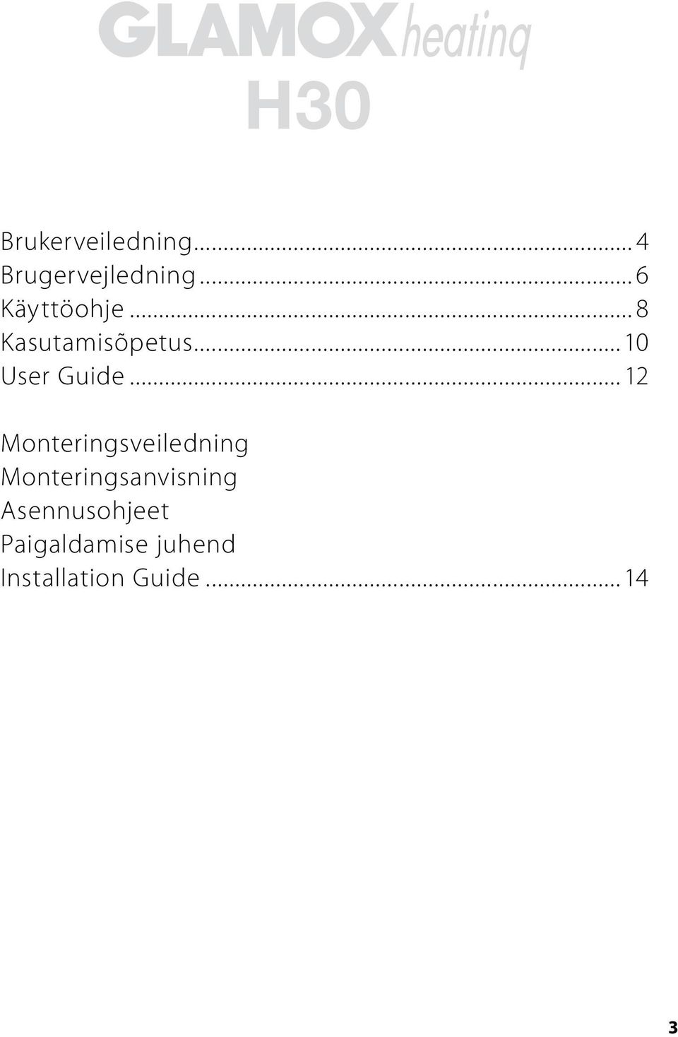 ..12 Monteringsveiledning Monteringsanvisning