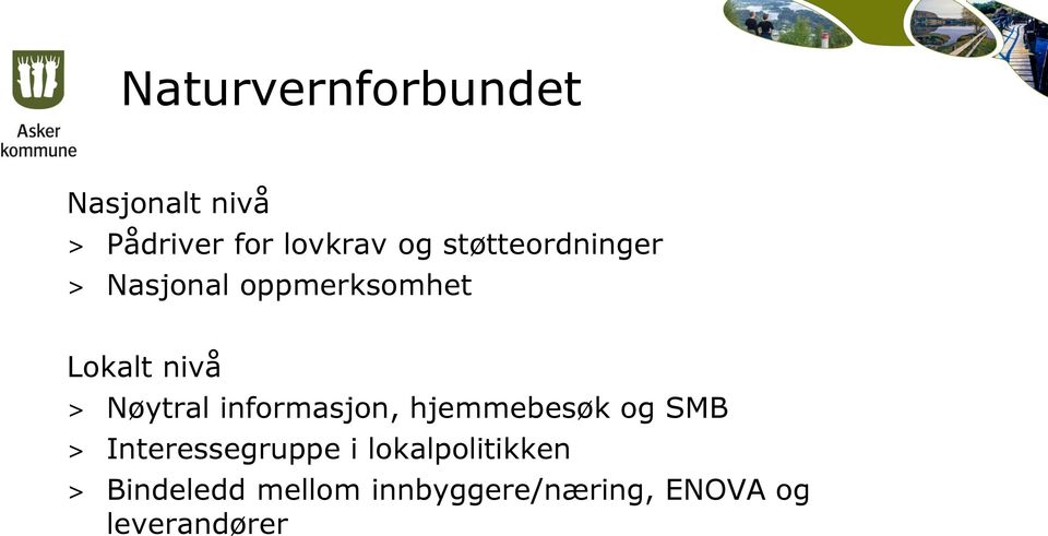 informasjon, hjemmebesøk og SMB > Interessegruppe i