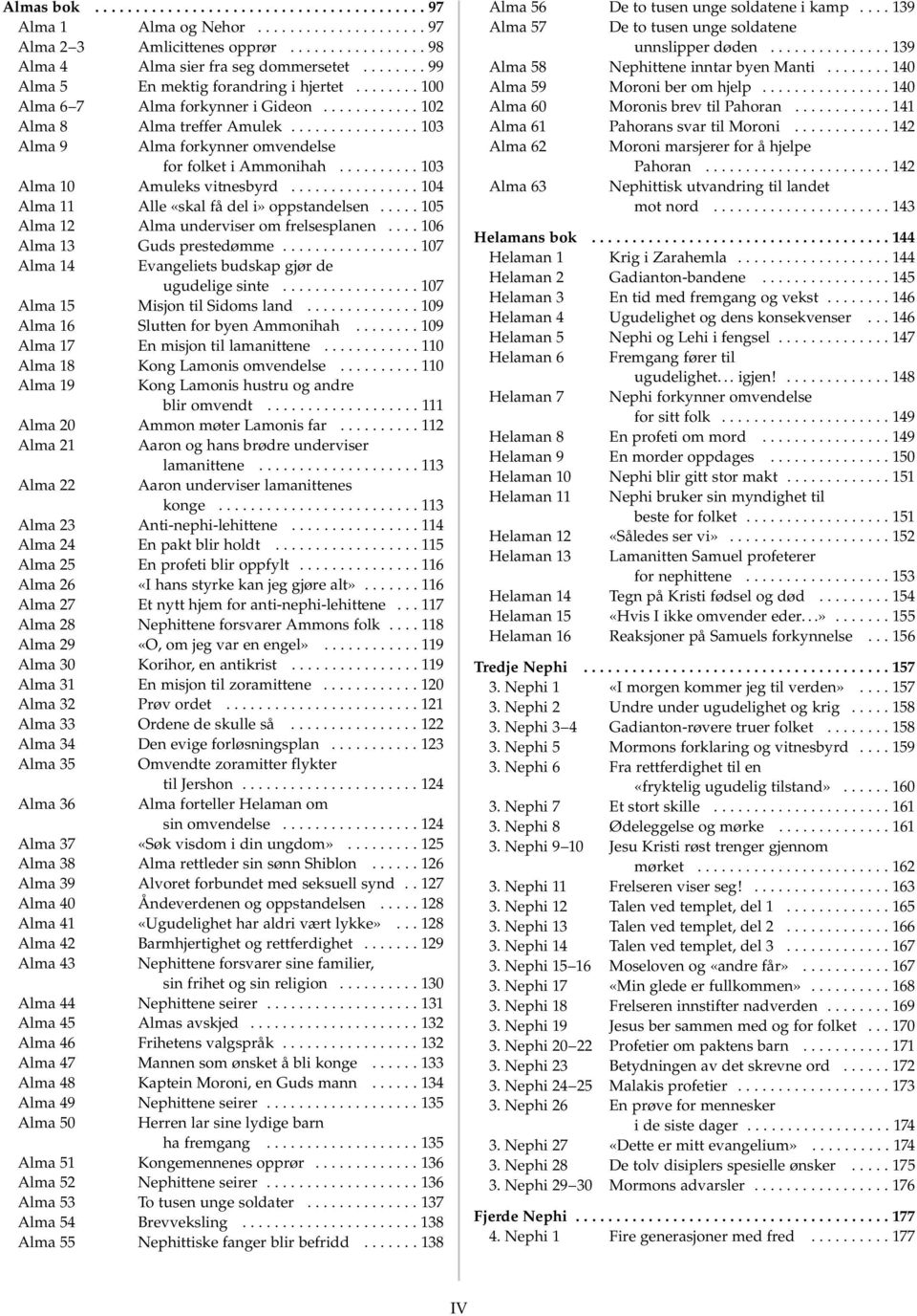 ......... 103 Alma 10 Amuleks vitnesbyrd................ 104 Alma 11 Alle «skal få del i» oppstandelsen..... 105 Alma 12 Alma underviser om frelsesplanen.... 106 Alma 13 Guds prestedømme.