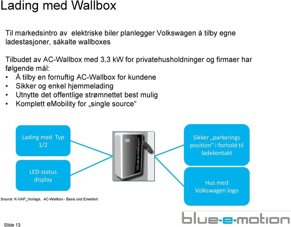 hjemmelading Utnytte det offentlige strømnettet best mulig Komplett emobility for single source Lading med Typ 1/2 Sikker parkerings