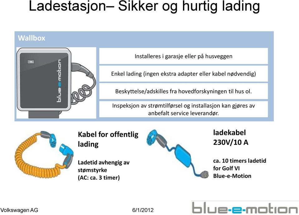 Inspeksjon av strømtilførsel og installasjon kan gjøres av anbefalt service leverandør.