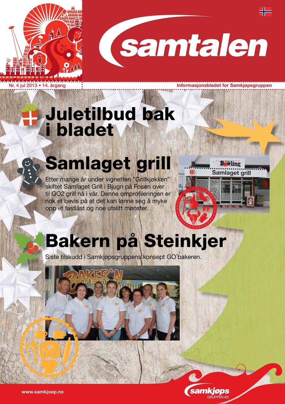 samtalen Juletilbud bak i bladet Samlaget grill Bakern på Steinkjer - PDF  Gratis nedlasting