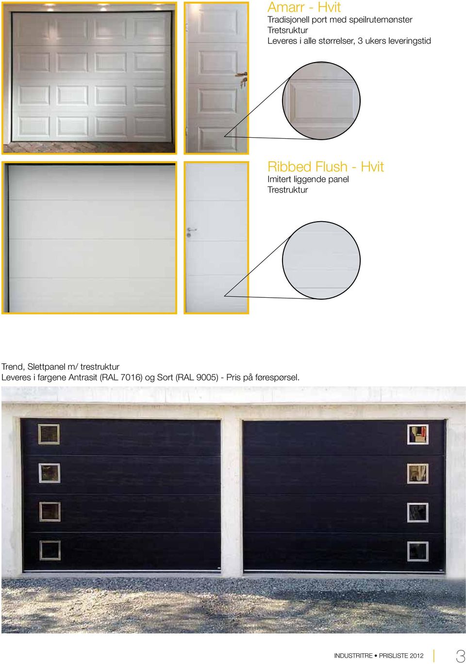 Imitert liggende panel Trestruktur Trend, Slettpanel m/ trestruktur