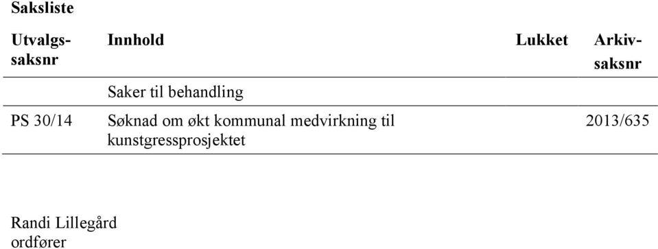 Søknad om økt kommunal medvirkning til