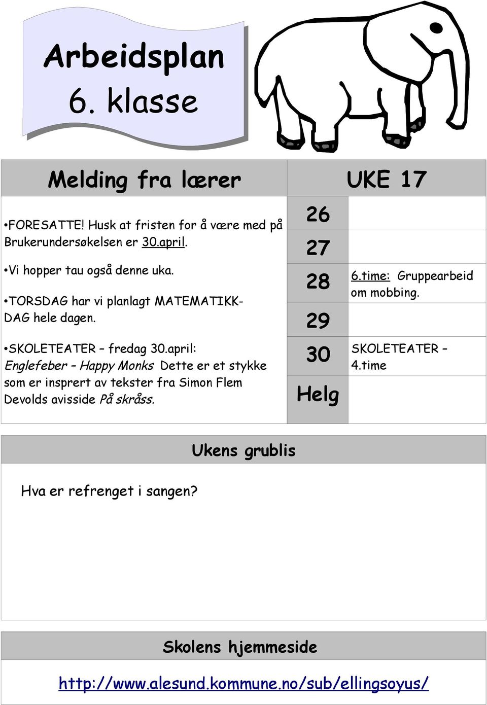 april: Englefeber Happy Monks Dette er et stykke som er insprert av tekster fra Simon Flem Devolds avisside På skråss.