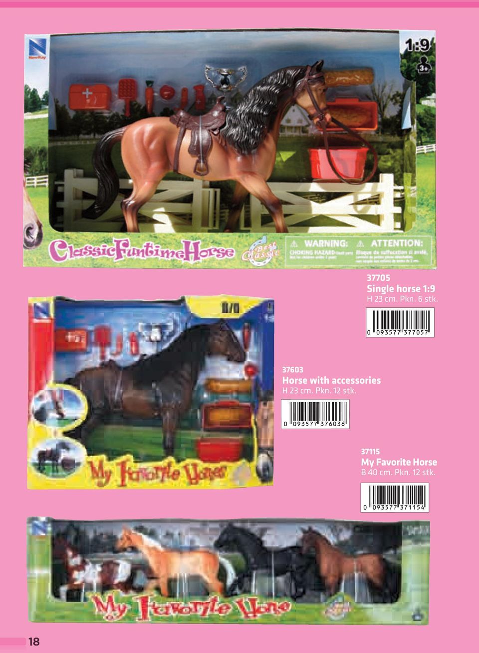 37603 Horse with accessories