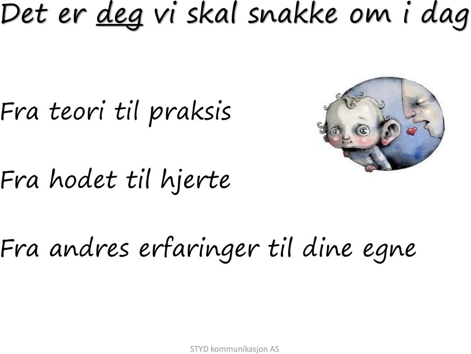 Fra hodet til hjerte Fra