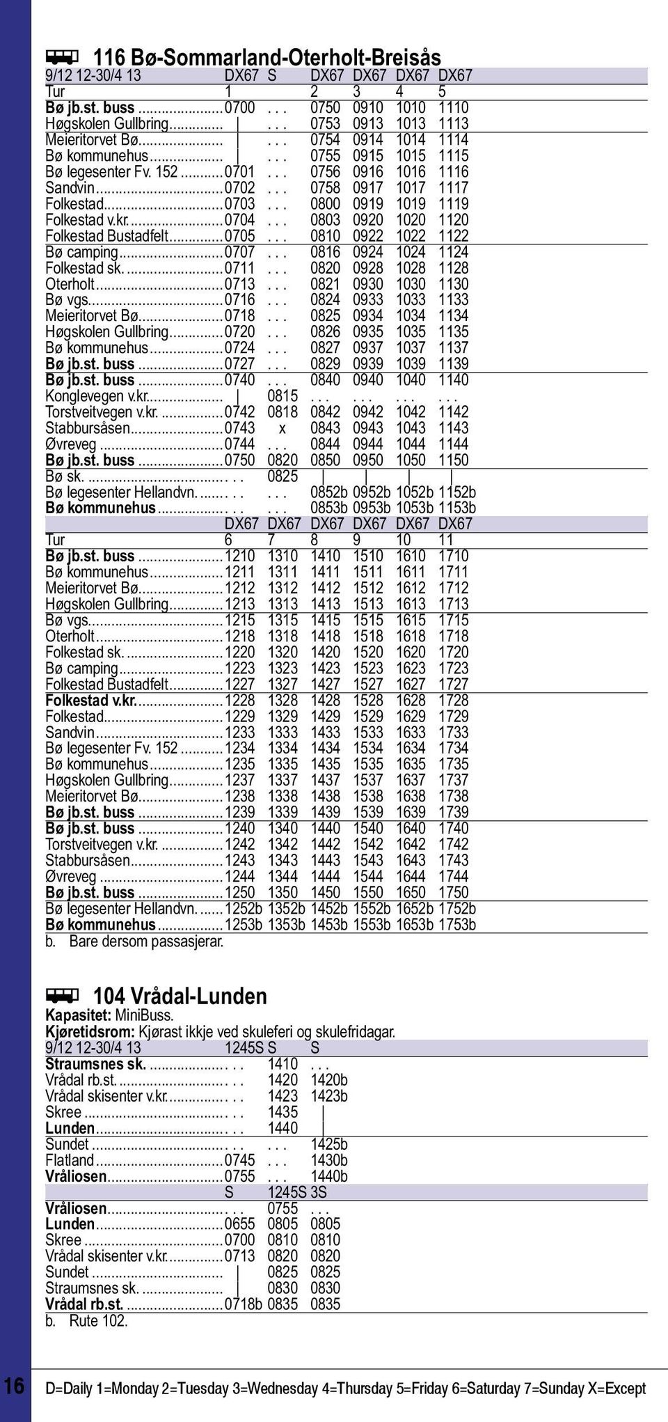 .. 0800 0919 1019 1119 Folkestad v.kr...0704... 0803 0920 1020 1120 Folkestad Bustadfelt...0705... 0810 0922 1022 1122 Bø camping...0707... 0816 0924 1024 1124 Folkestad sk...0711.