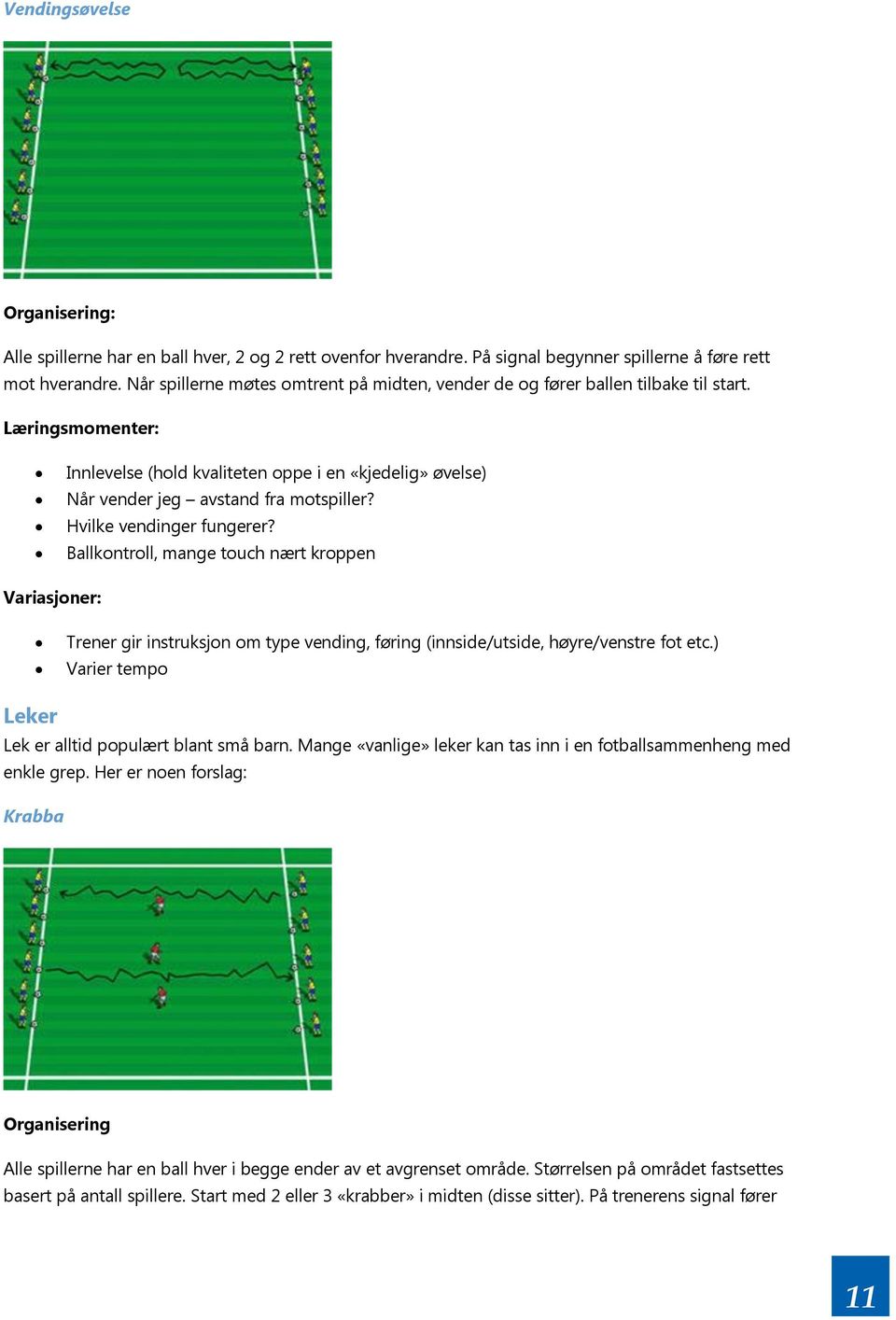 SPILLETID... 7 FOTBALLØVELSER FOR 9-10 ÅRINGER SPILLETID PDF Free Download