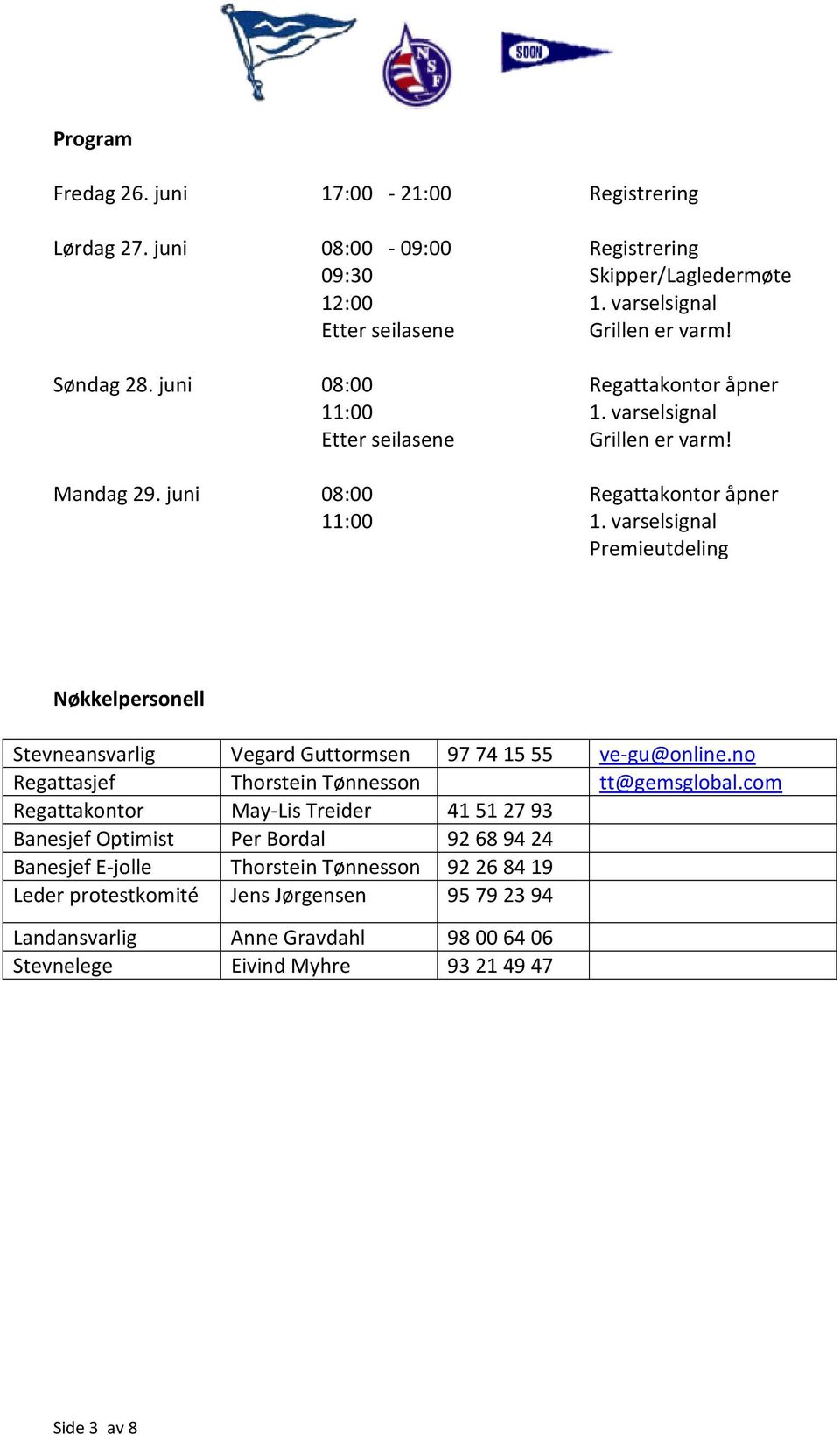 no Regattasjef Thorstein Tønnesson tt@gemsglobal.