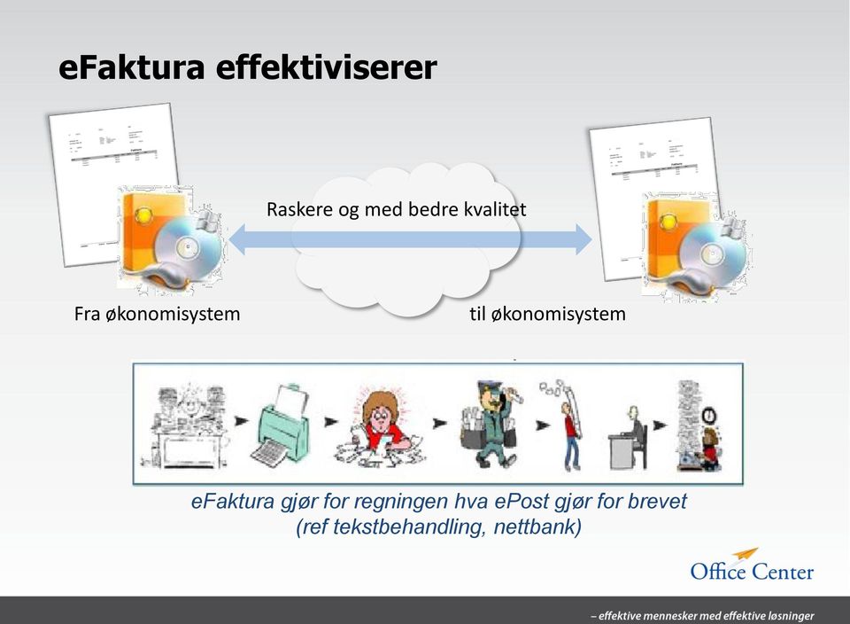 økonomisystem efaktura gjør for regningen