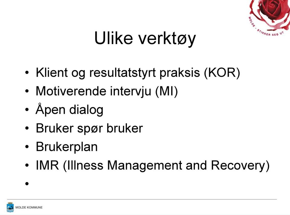 Åpen dialog Bruker spør bruker