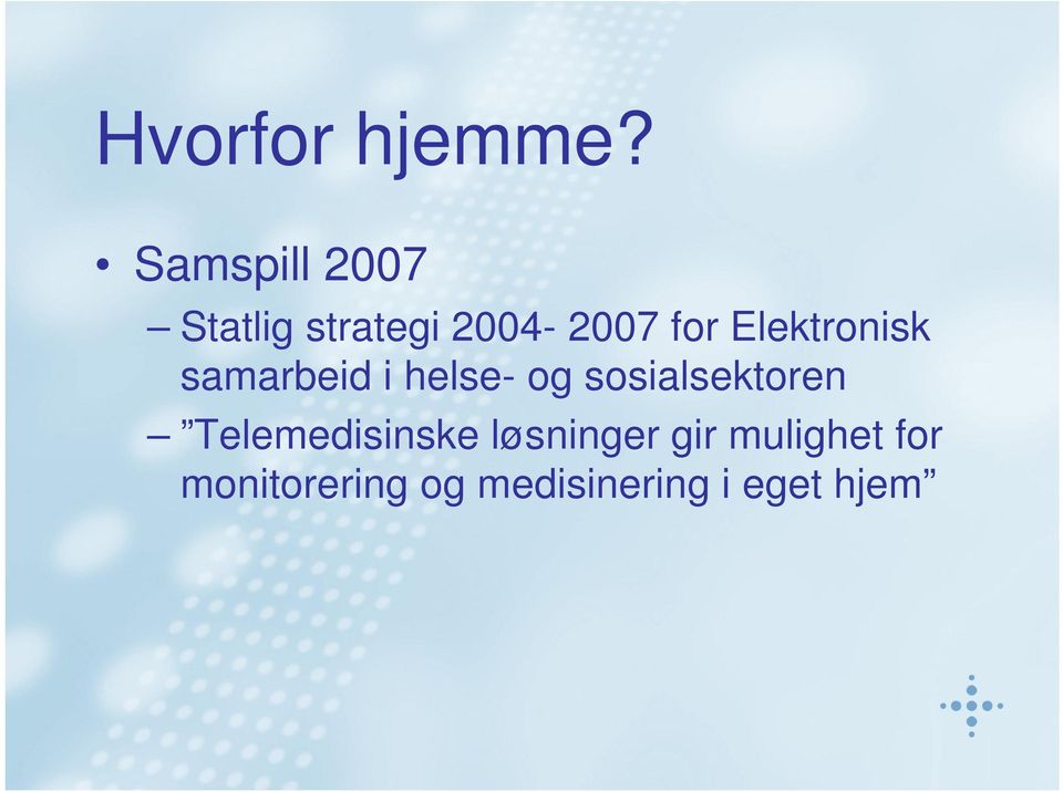 Elektronisk samarbeid i helse- og